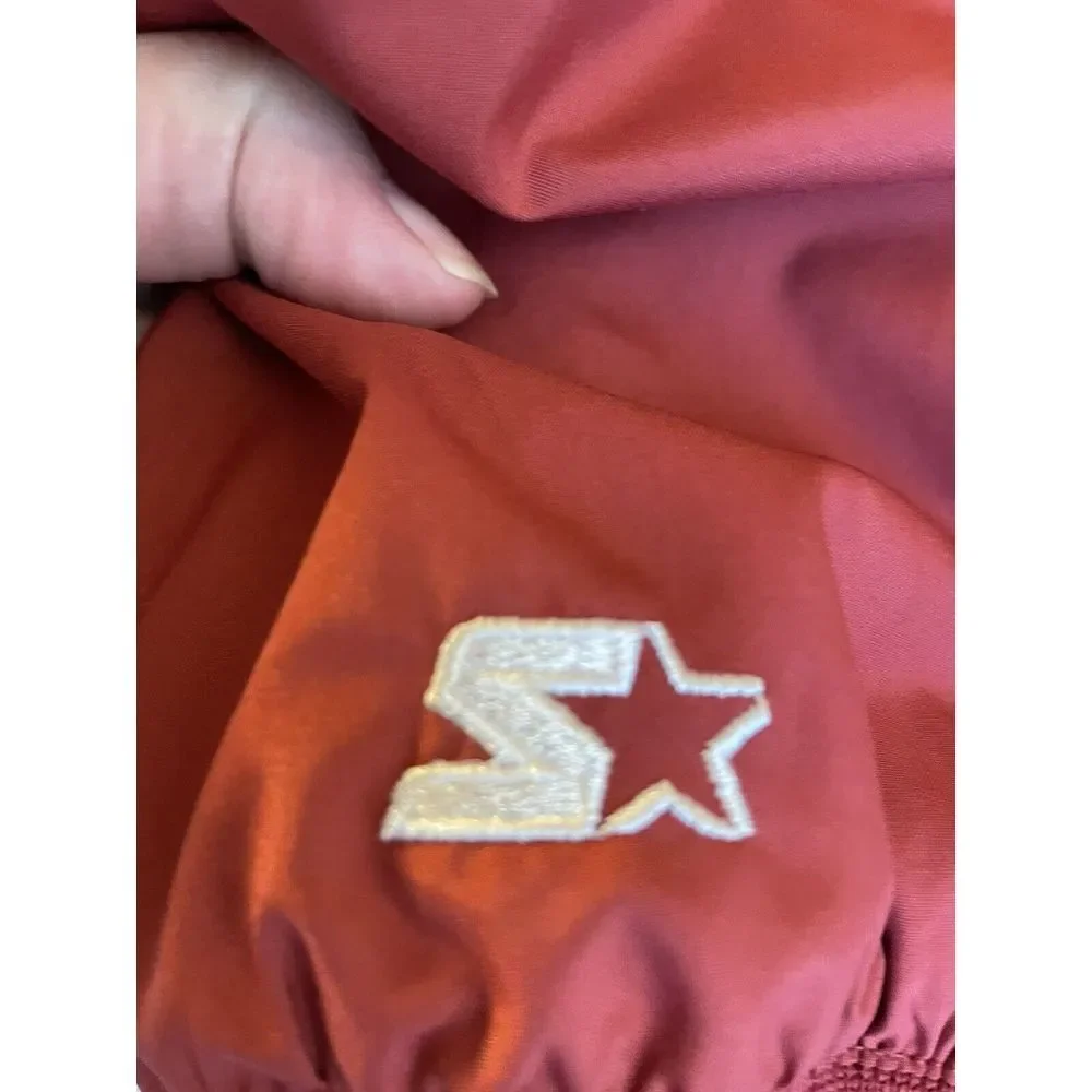 Vintage Alabama‎ Crimson Tide Lined Pullover Starter Pullover Windbreaker Zip